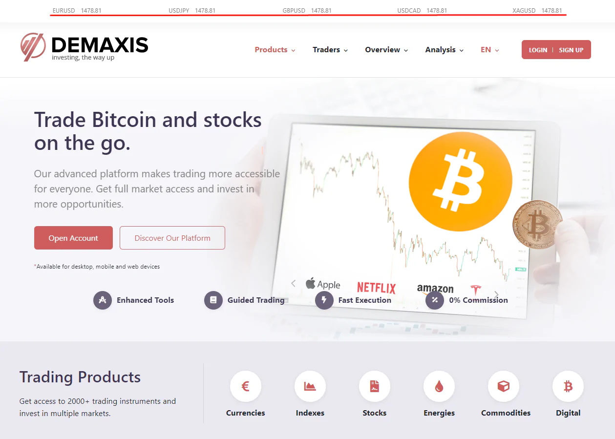 Demaxis - site