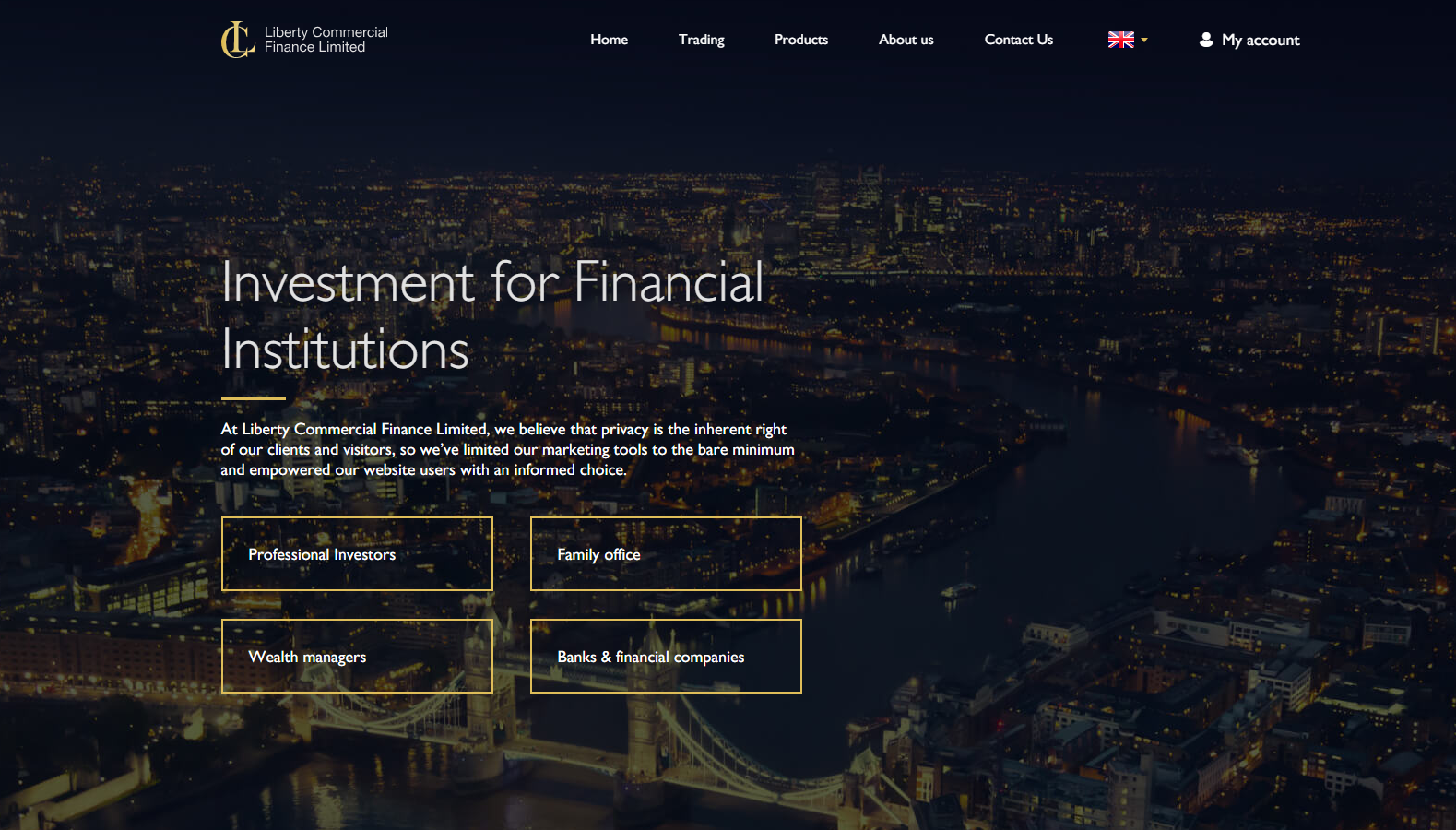 Liberty Commercial Finance Limtied site