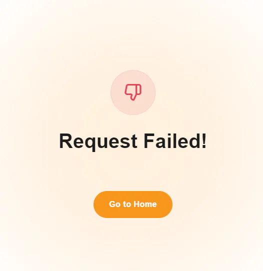 Request failed