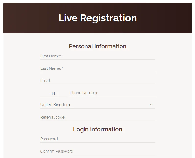 Registration