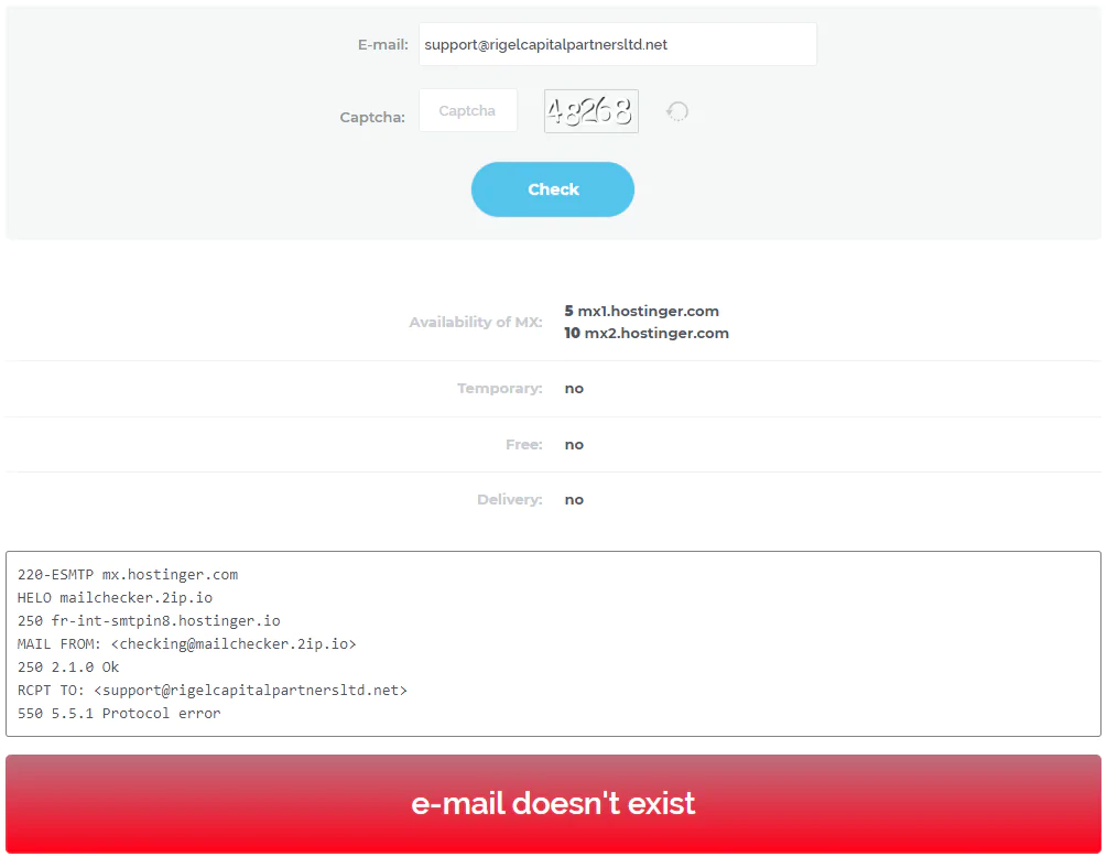Fake email