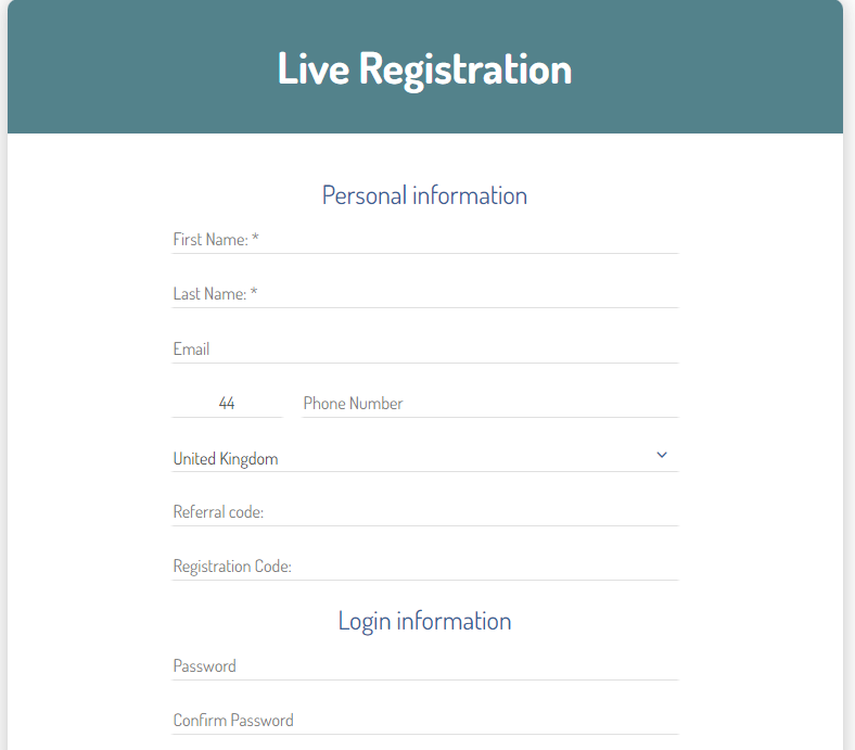 Registration