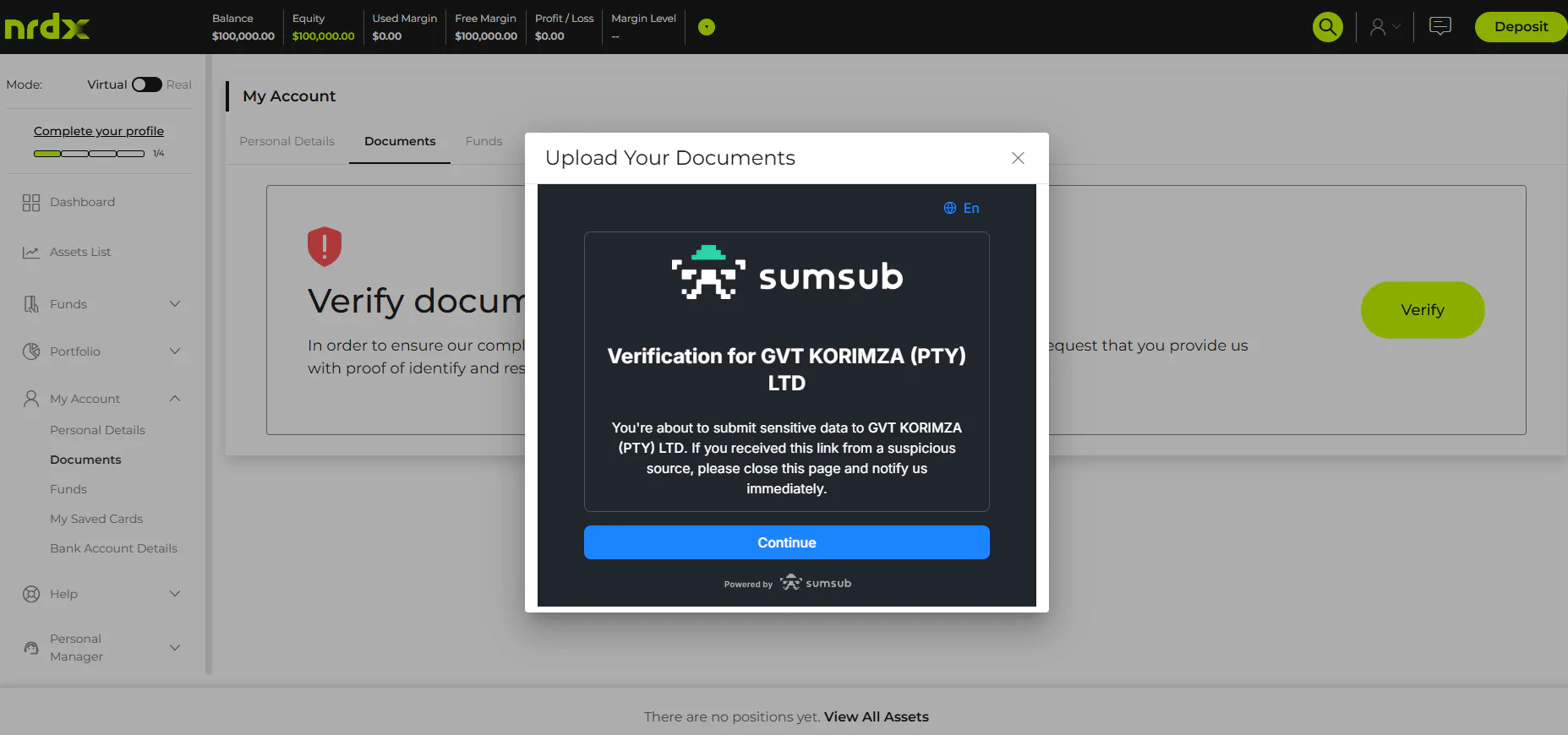 NRDX - verification